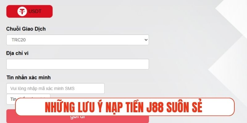 Những lưu ý quan trọng để giao dịch nạp tiền J88 suôn sẻ