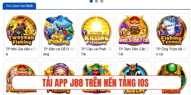 Thao tác tải app J88 trên nền tảng ios (iPhone & iPad)