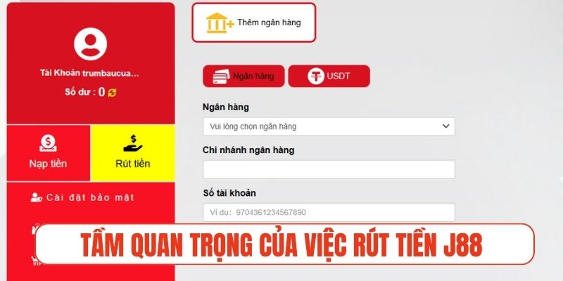 Tầm quan trọng của việc rút tiền J88 đúng quy trình