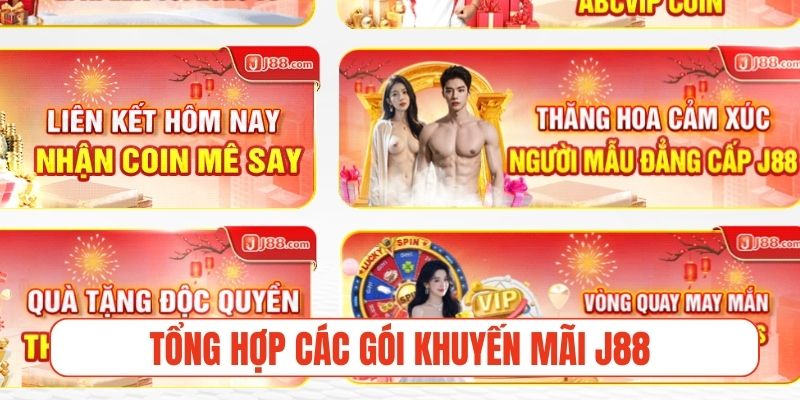 Tổng hợp các gói khuyến mãi J88 nạp tiền siêu hấp dẫn